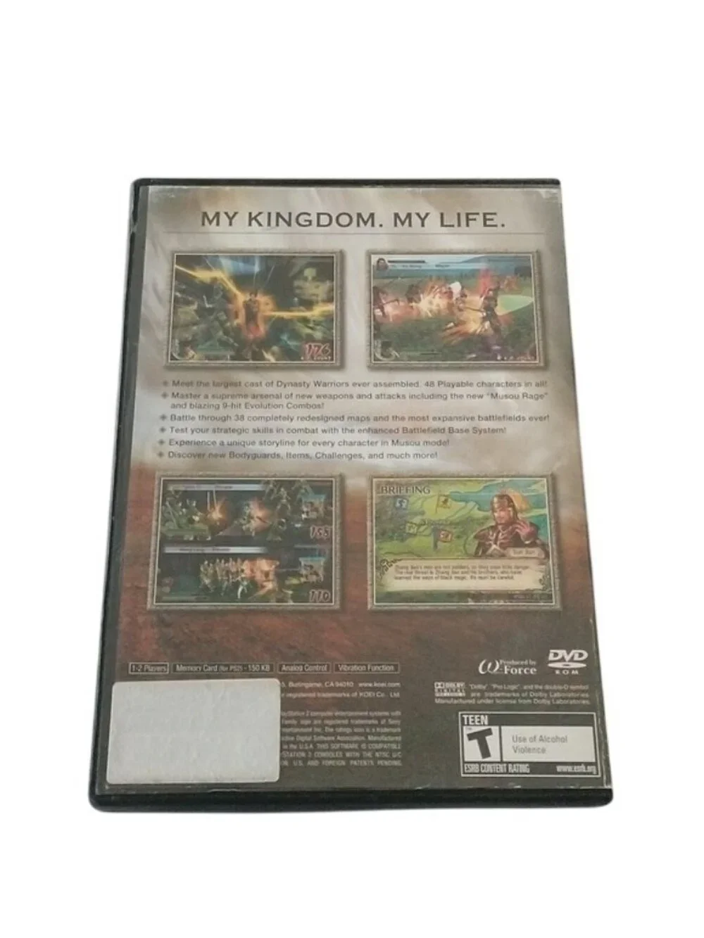 PlayStation 2 Games: Dynasty Warriors 5, NHL 2K9, PacMan World 2, set of 3